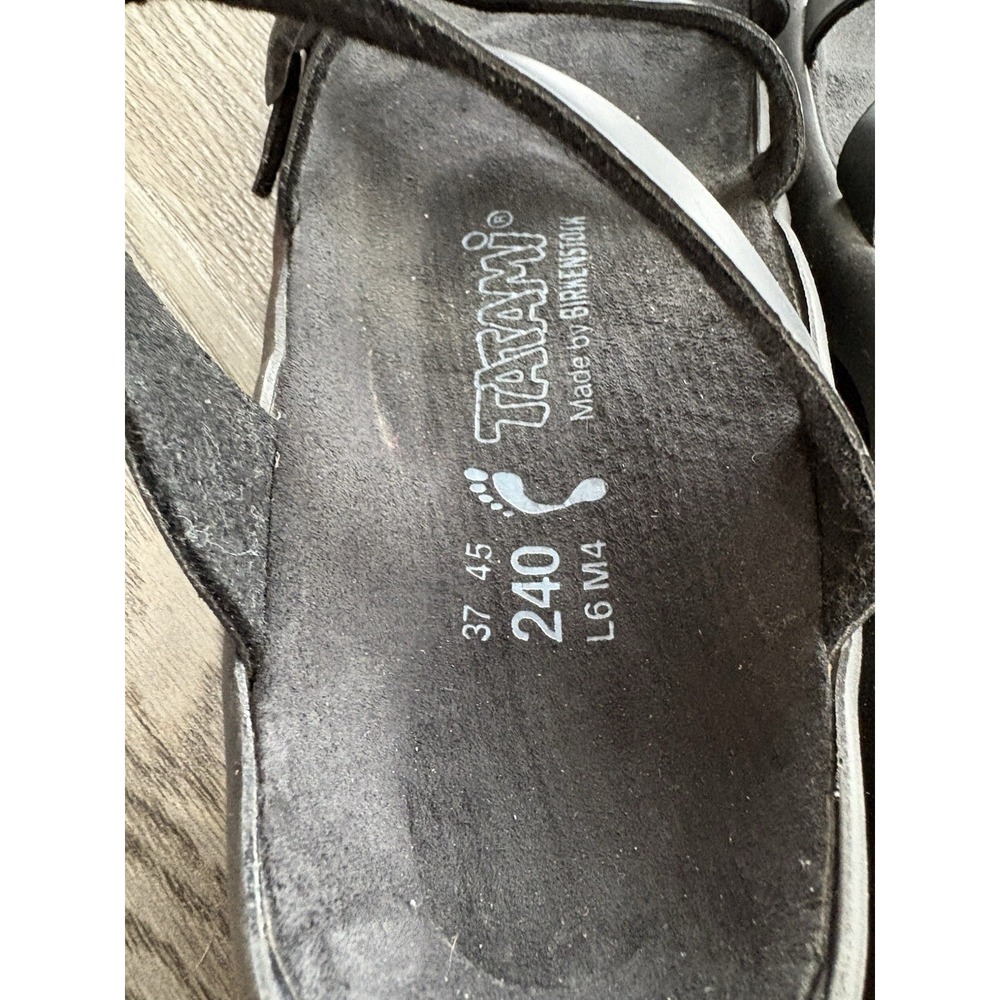 Tatami Birkenstock Black Strappy Sandals Women's Size 6 Regular - Picture 6 of 7